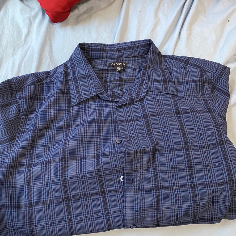 Short sleeve dress shirt XL